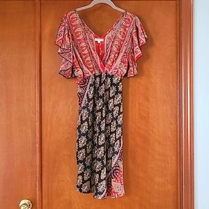 Paisley print dress